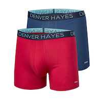 Denver Hayes Men's Fashion DriWear Boxer Briefs, 2 Pack Front_Angled_Left