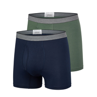 Denver Hayes Men's Fashion Bamboo Boxer Briefs, 2 Pack Front_Angled_Left