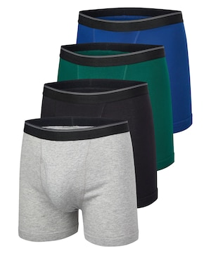 Denver Hayes Men's Classic Boxer Briefs, 4 Pack