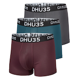 Denver Hayes Men's Microfibre Heat Press Trunk Briefs Front_Angled_Left