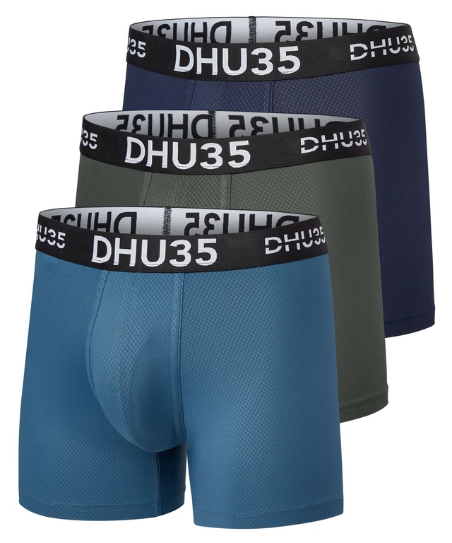 Caleçon boxeur en microfibre pressé à chaud pour hommes, Denver Hayes