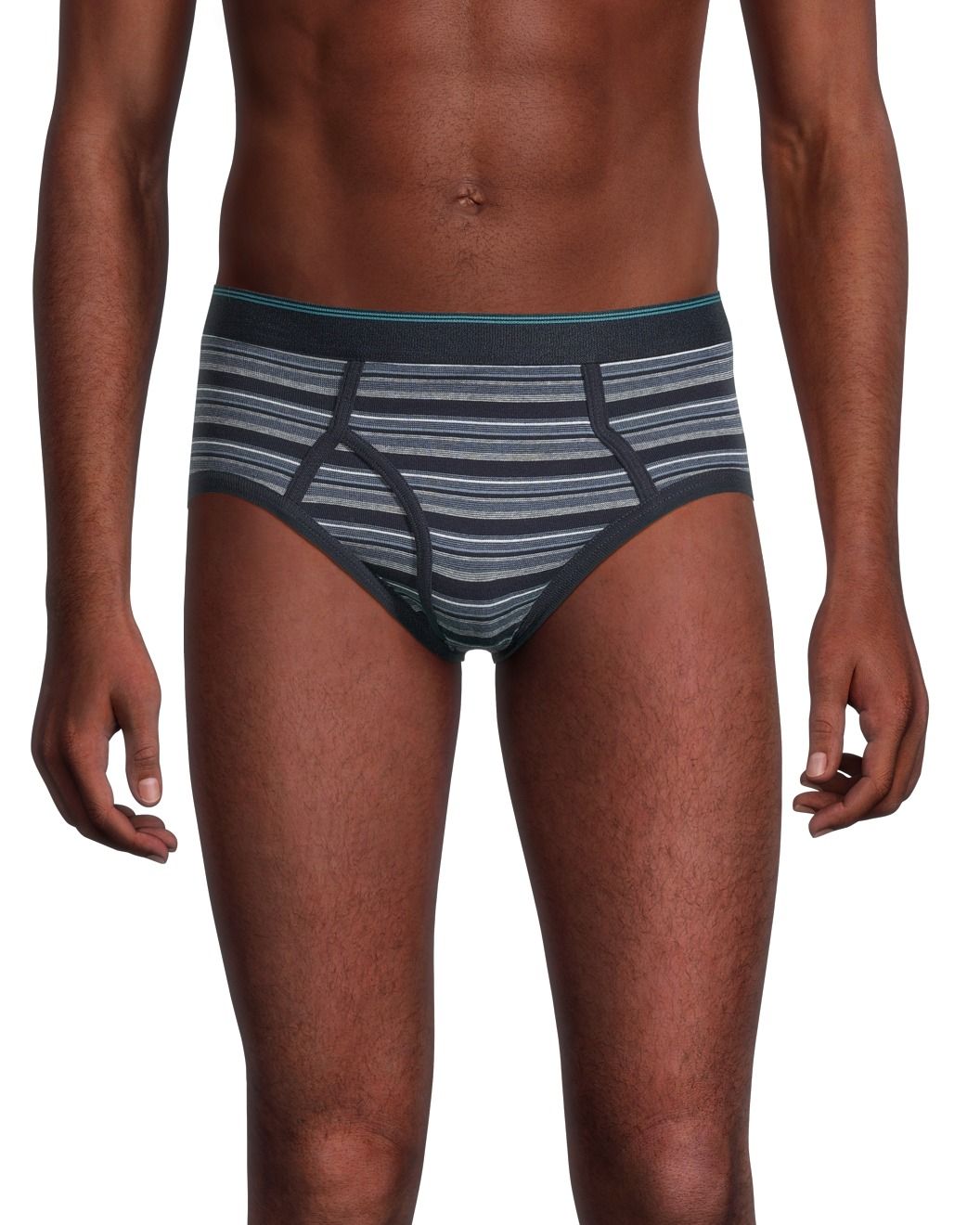 Caleçon de base teint en fil pour hommes, Denver Hayes, paquet de 3