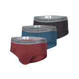 Denver Hayes Men's Basic Briefs, 3 Pack Front_Angled_Left