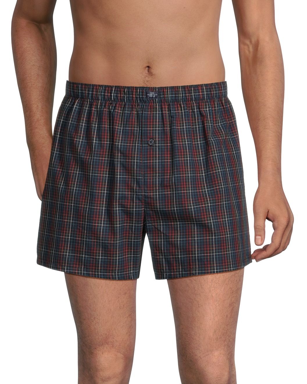Denver Hayes Men's 2 Pack Woven Boxers