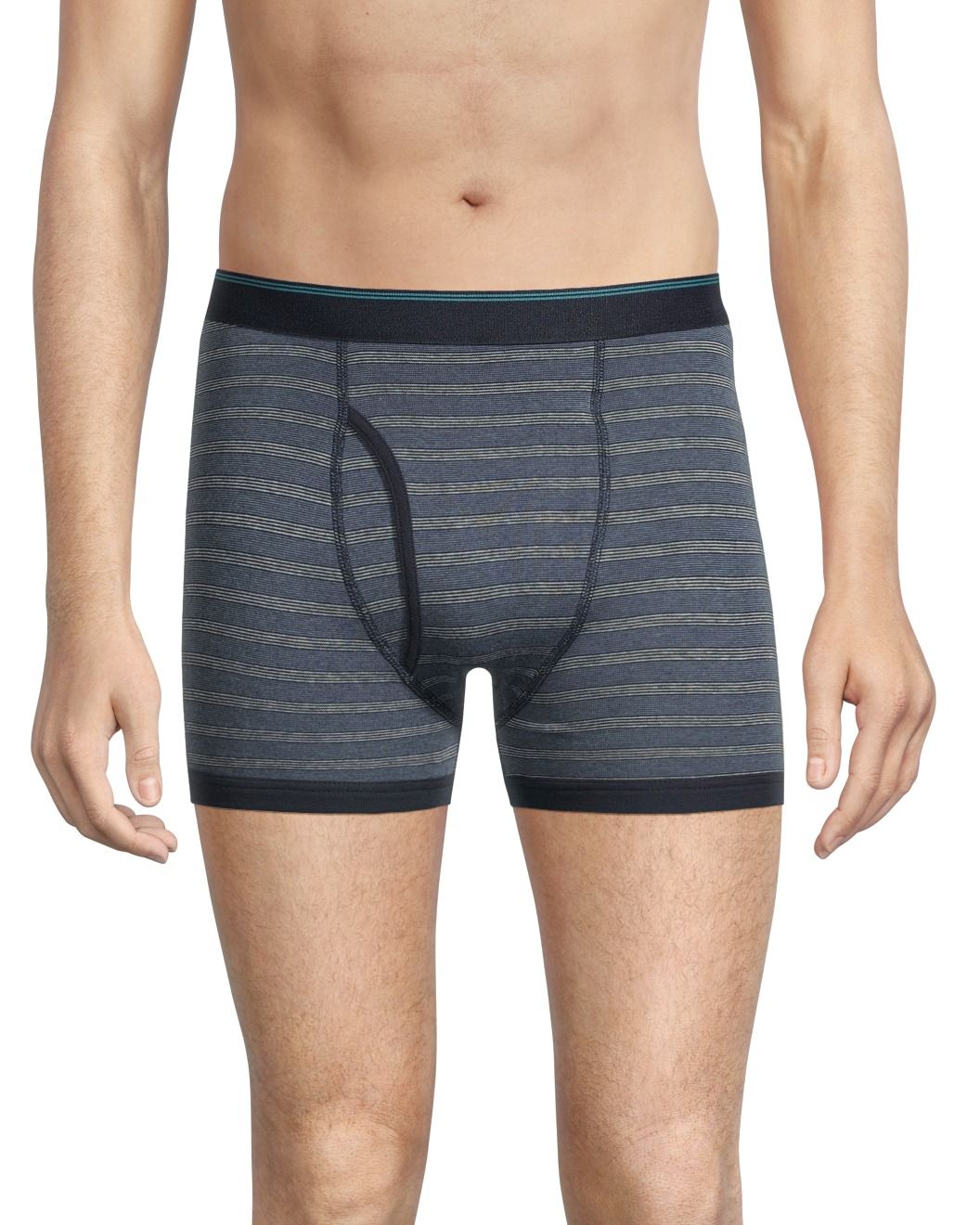 Denver Hayes Men's Yarn Dye Status Boxer Briefs, 3 Pack