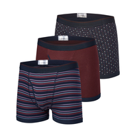 Caleçon boxeur teint en fil pour hommes, paquet de 3, Status, Denver Hayes Front_Angled_Left