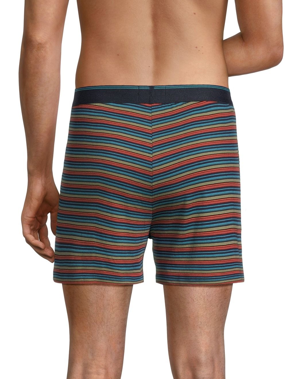 Denver Hayes Men's Yarn Dye Loose Fit Boxers, 2 Pack