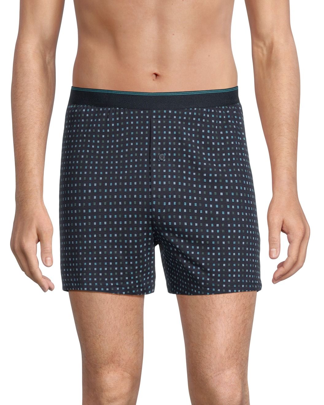 Denver Hayes Men's Yarn Dye Loose Fit Boxers, 3 Pack