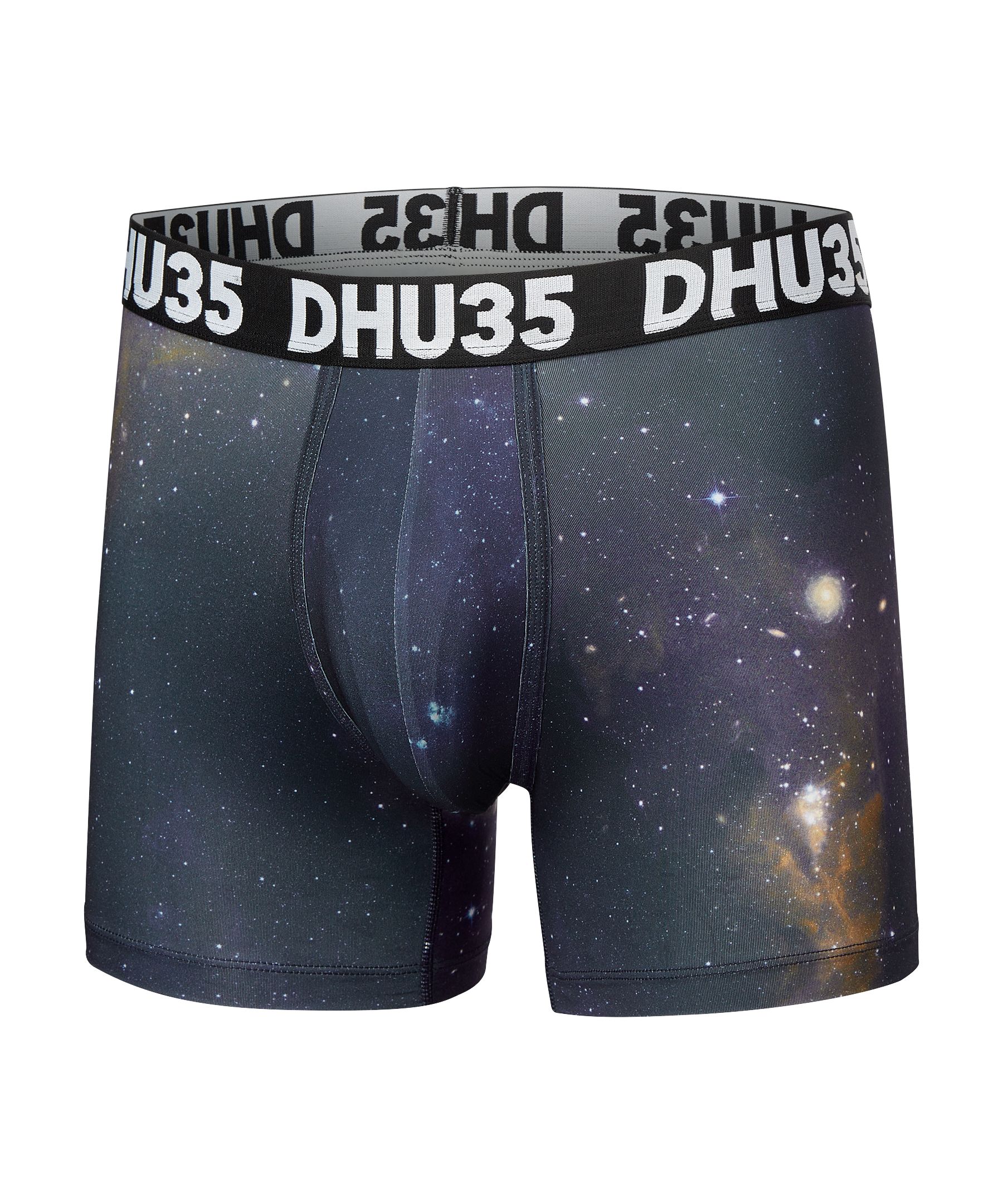 Caleçon boxeur en microfibre à imprimé de photo véritable pour hommes, Denver Hayes