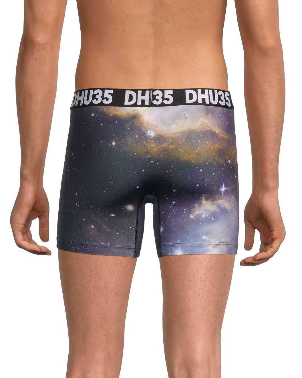 Caleçon boxeur en microfibre à imprimé de photo véritable pour hommes, Denver Hayes