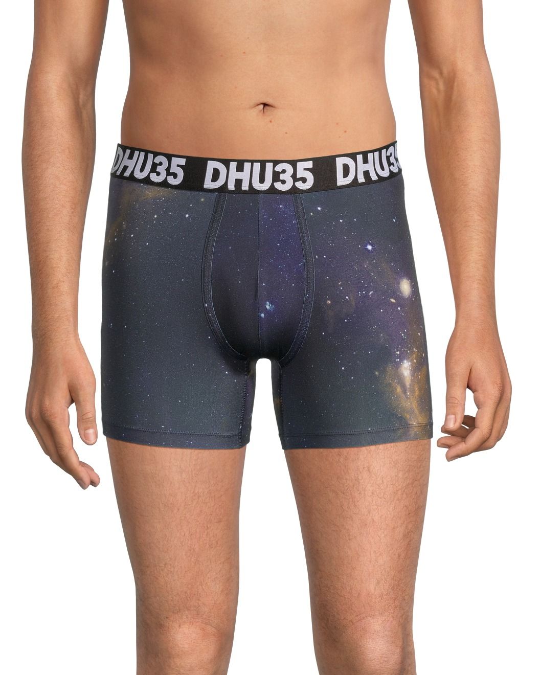 Caleçon boxeur en microfibre à imprimé de photo véritable pour hommes, Denver Hayes