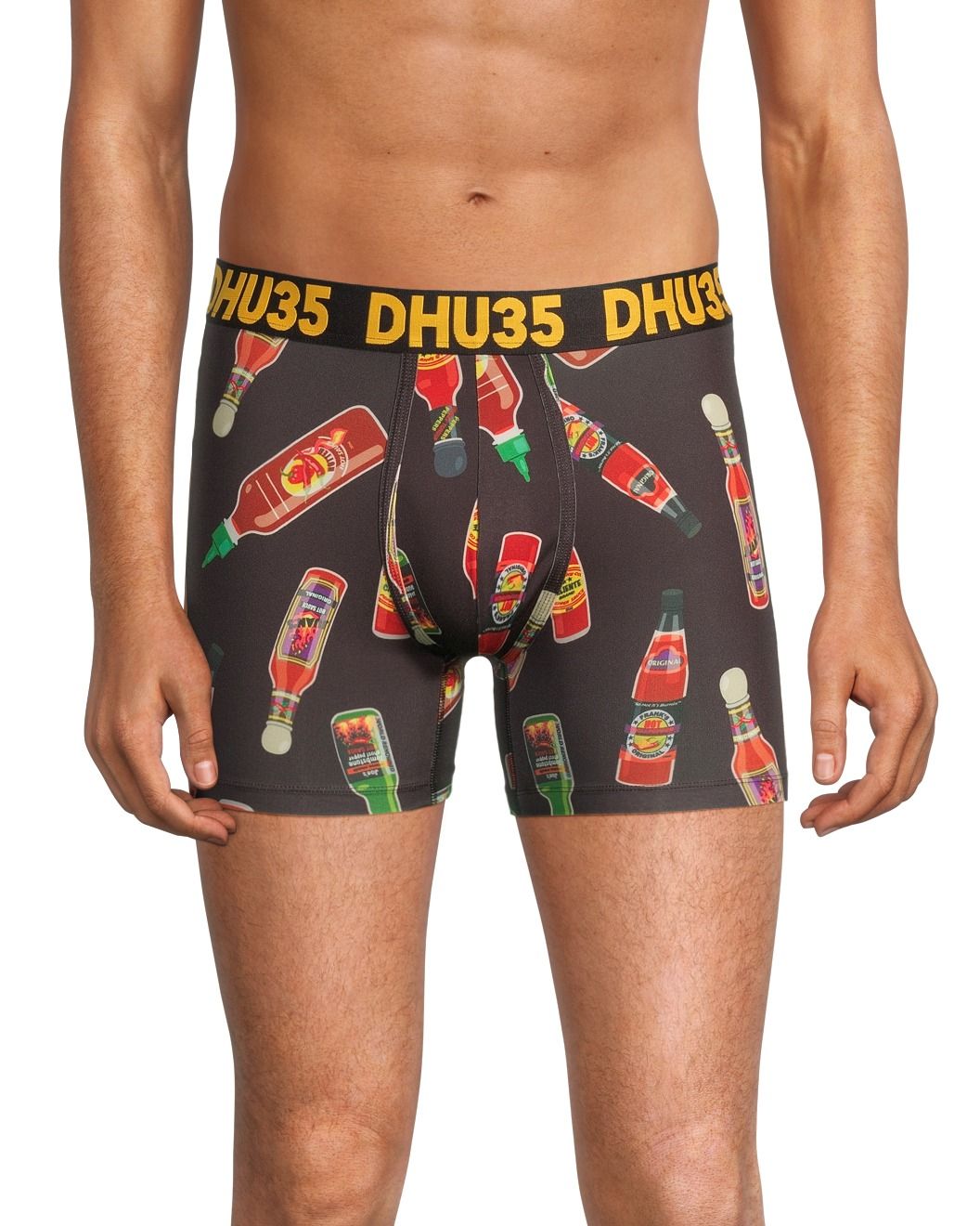 Caleçon boxeur en microfibre à imprimé pour hommes, Denver Hayes