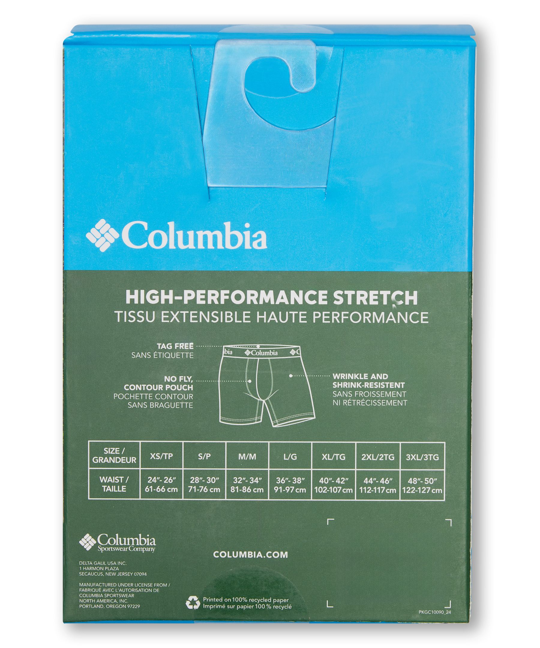 Columbia Men's Performance Stretch Boxers