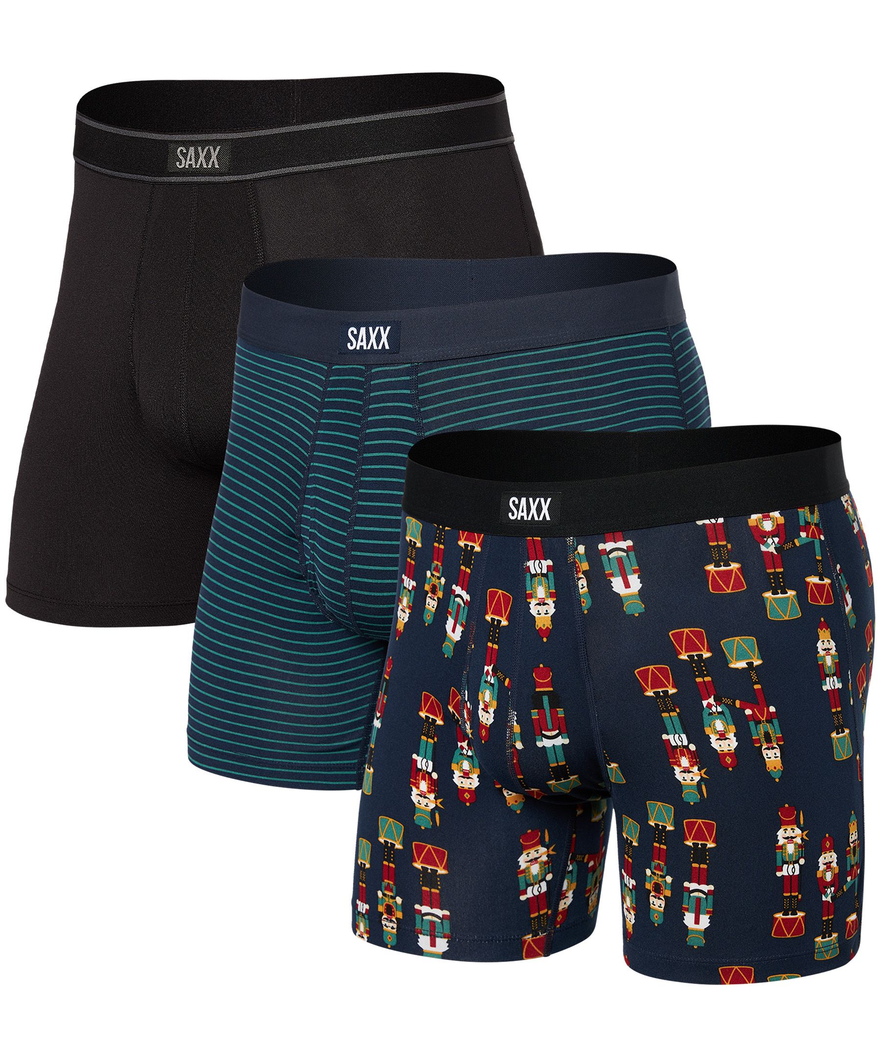 Caleçon Boxeur Homme Avec Drapeau Haïtien - Tissu Respirant, Séchage Rapide, 95% Polyester