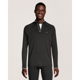 WindRiver Men's T-Max 1/4 Zip Grid Tech Fleece Top Front_Flat