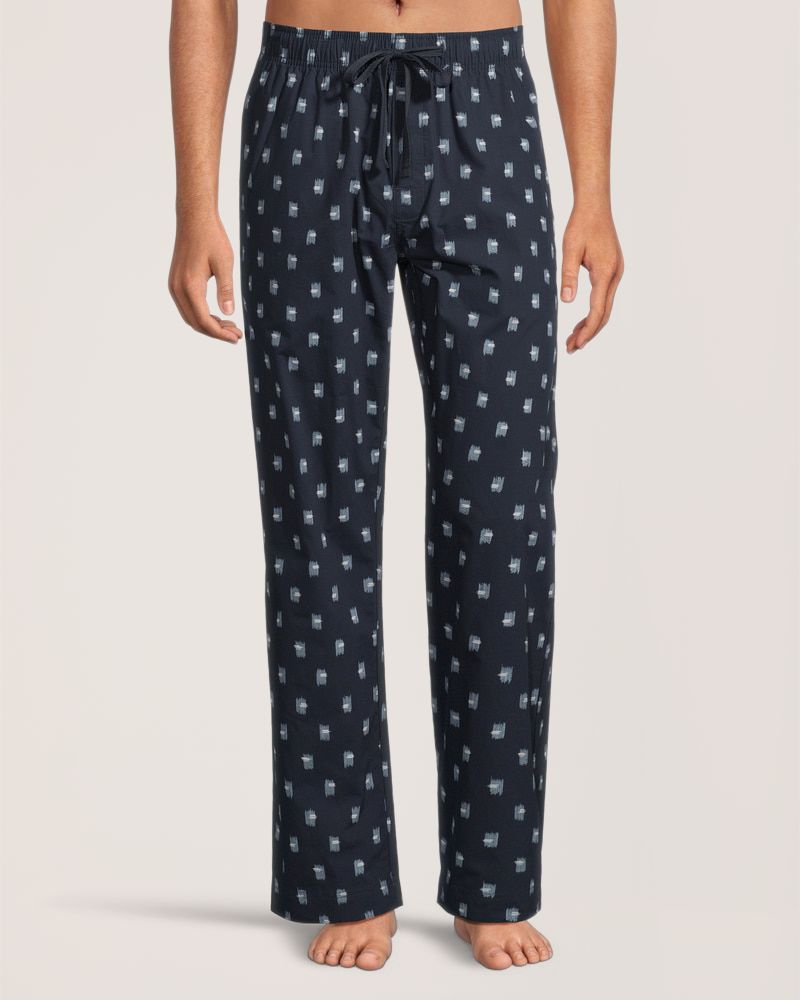 Denver Hayes Men's Woven Plaid Lounge Pants