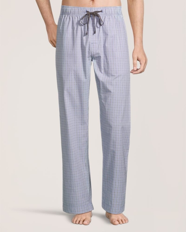 Denver Hayes Men's Woven Plaid Lounge Pants