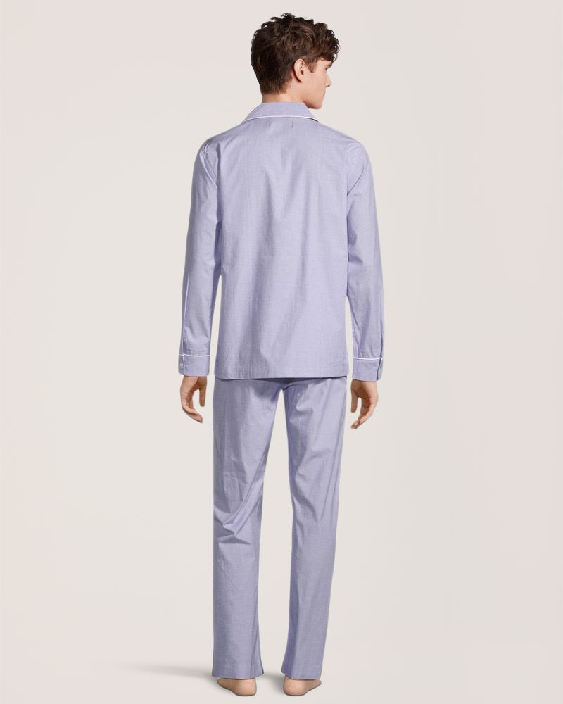 Denver Hayes Men's Chambray Poplin Pyjama Set