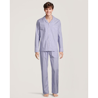 Pyjama en popeline chambray pour hommes, Denver Hayes Front_Flat