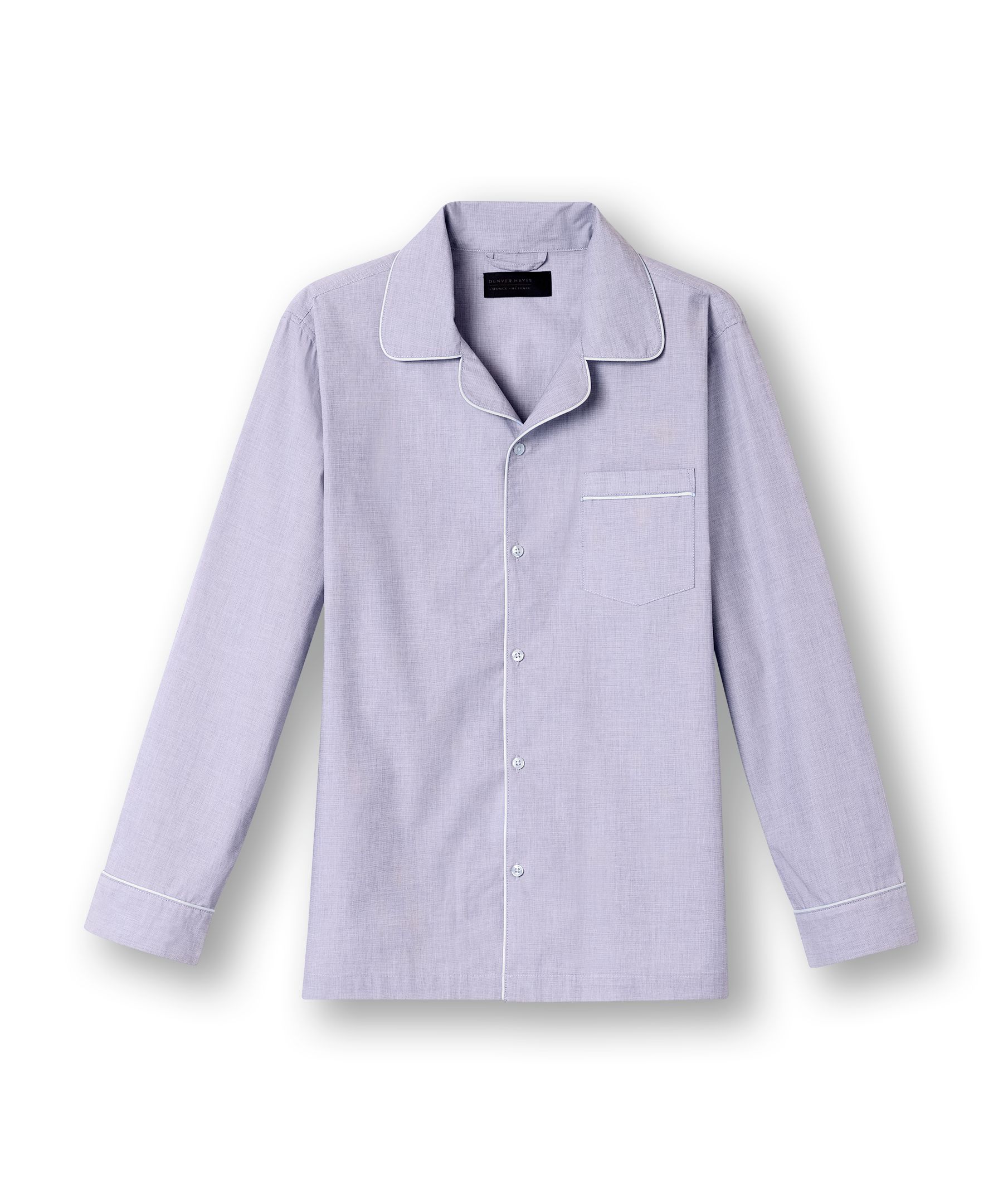 Denver Hayes Men's Chambray Poplin Pyjama Set