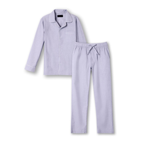 Denver Hayes Men's Chambray Poplin Pyjama Set Front_Flat