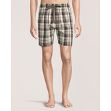Denver Hayes Men's Woven Plaid Lounge Shorts Front_Flat