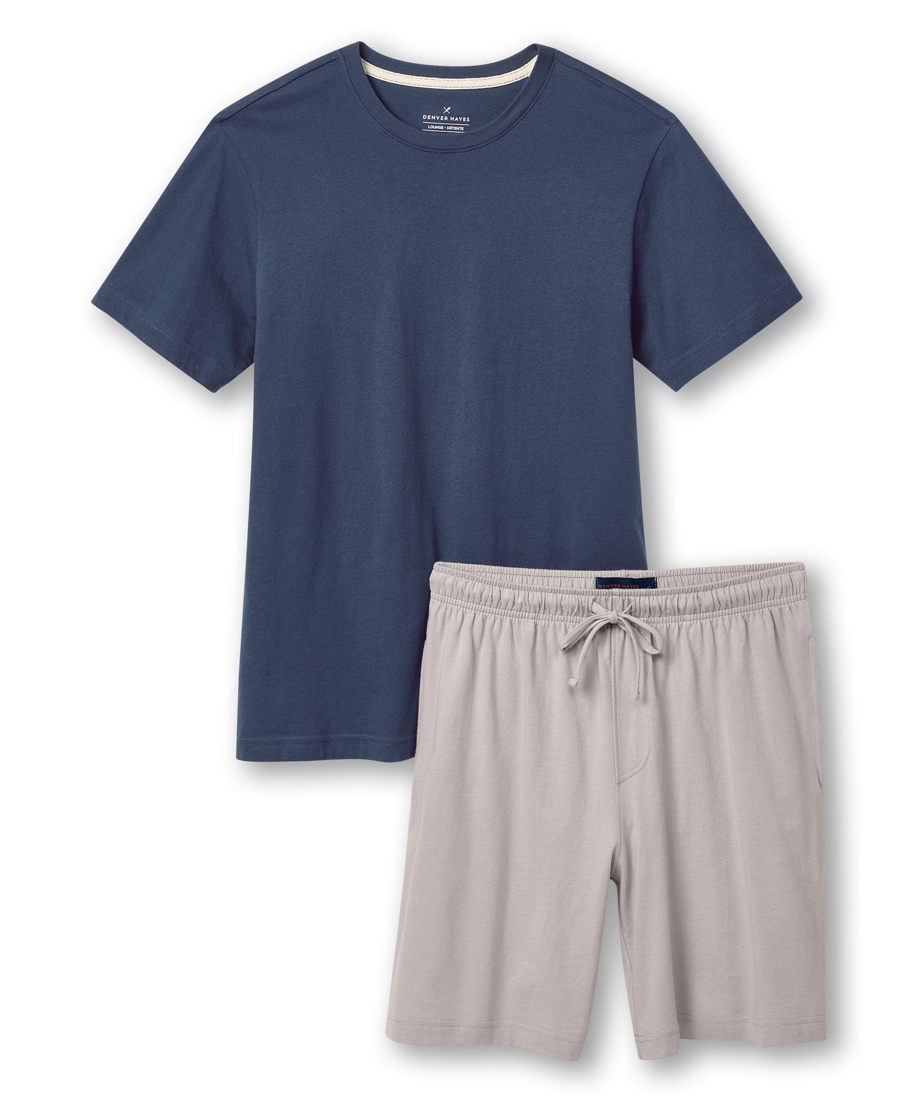 Ensemble t-shirt et short en jersey pour hommes, Denver Hayes