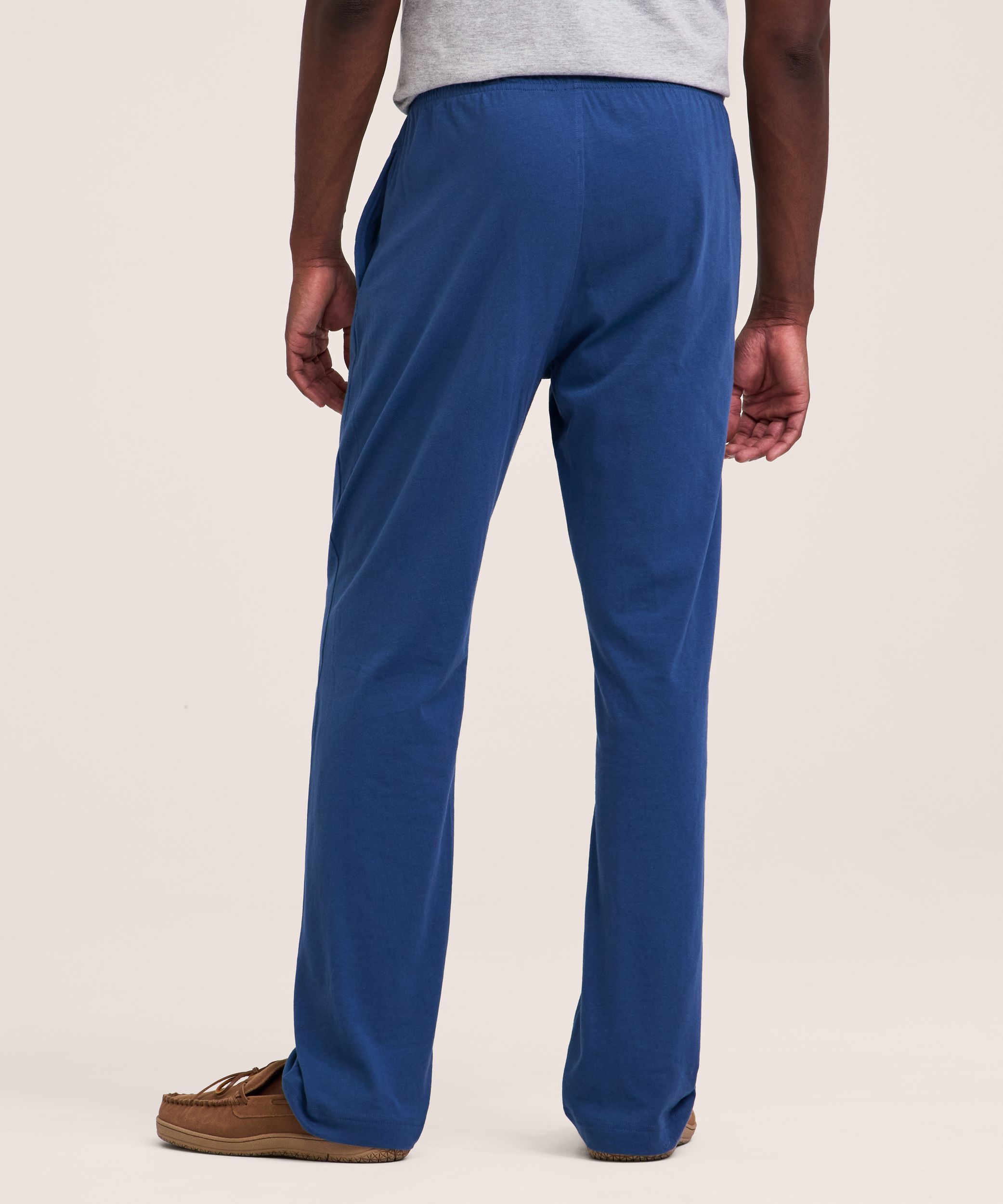 Denver Hayes Men's 2 Pk Jersey Solid Lounge Pants