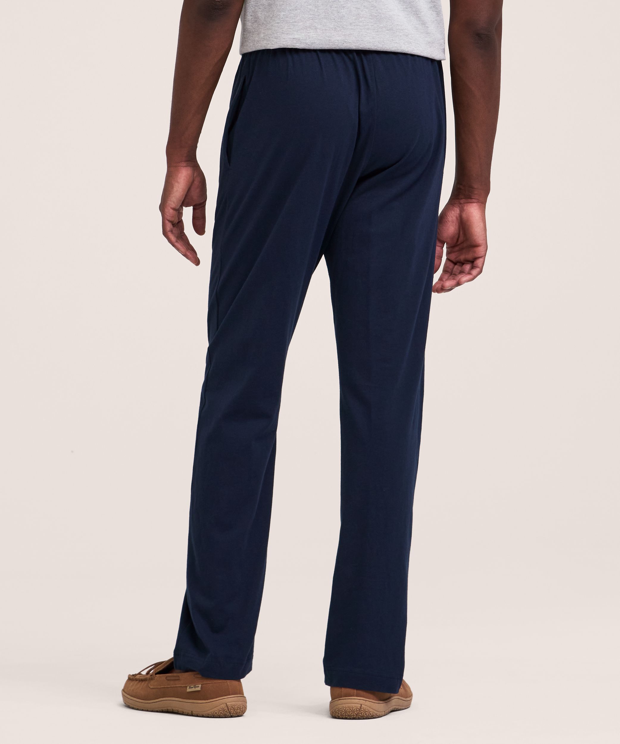 Denver Hayes Men's 2 Pk Jersey Solid Lounge Pants