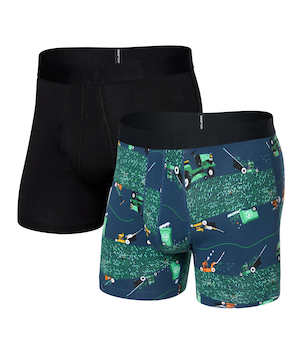 Caleçon boxeur en coton à effet rafraîchissant pour hommes, DropTemp, SAXX
