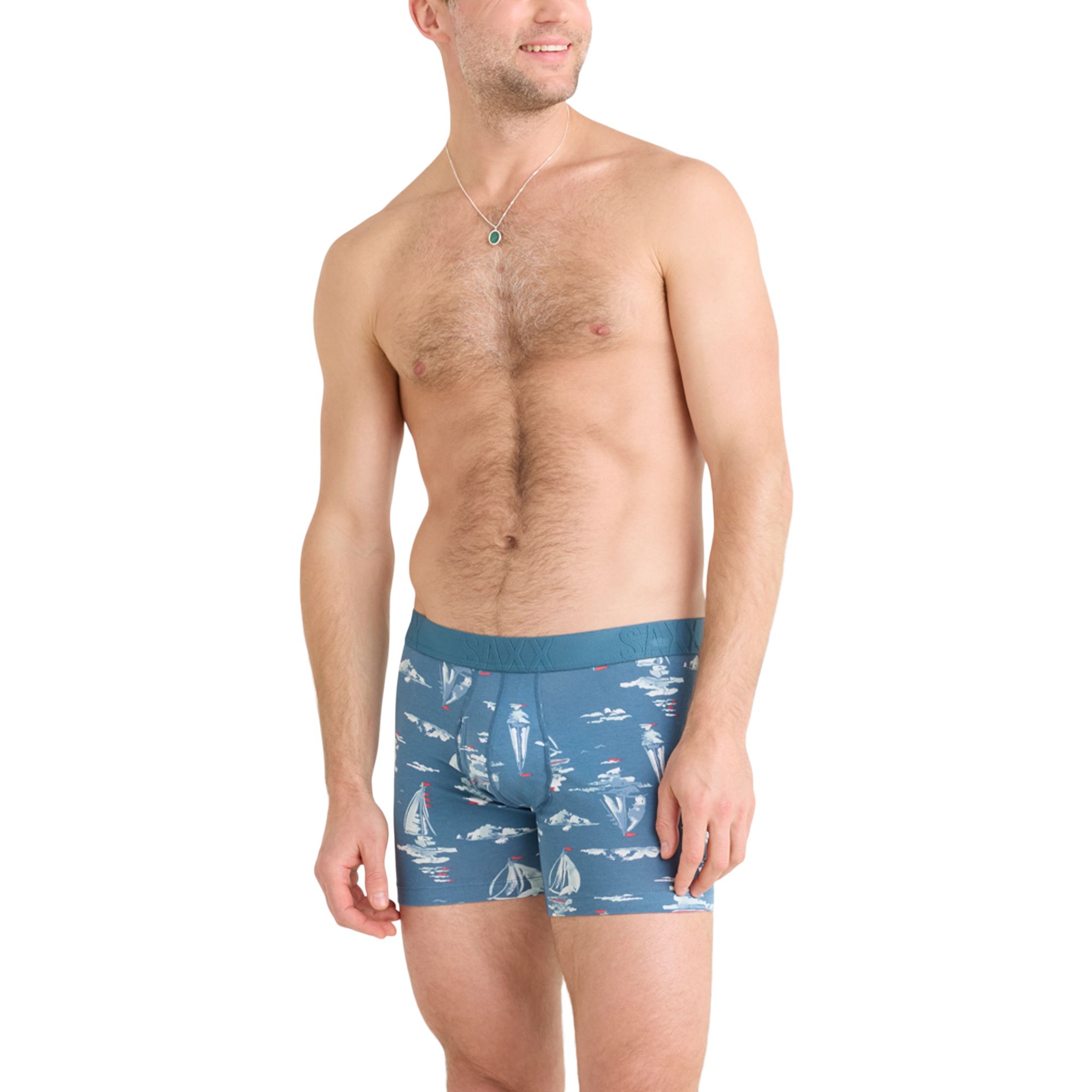 SAXX Men's DropTemp Cooling Cotton Boxer Briefs