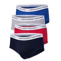 Caleçon classique pour hommes, Denver Hayes, paquet de 4 Front_Angled_Left