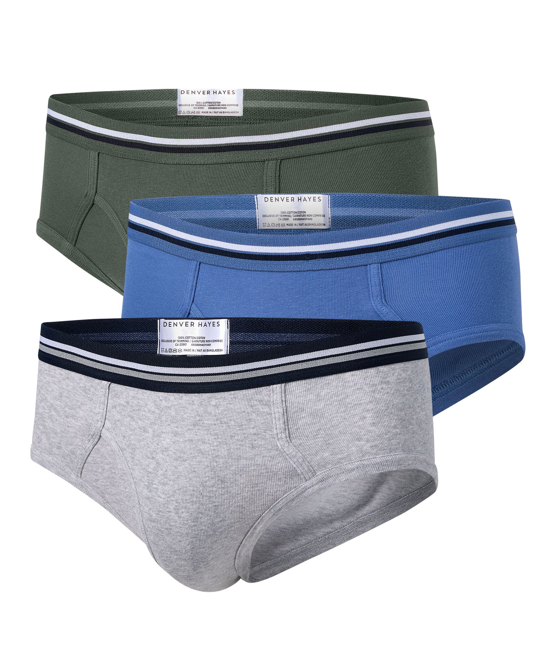 Denver Hayes Men's 3 Pk Status Basic Briefs
