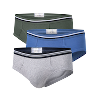 Denver Hayes Men's 3 Pk Status Basic Briefs Front_Angled_Left