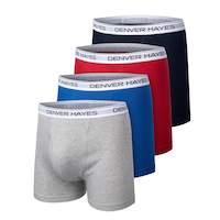 Denver Hayes Men's 4 Pk Classic Boxer Briefs Composite_or_Mixed