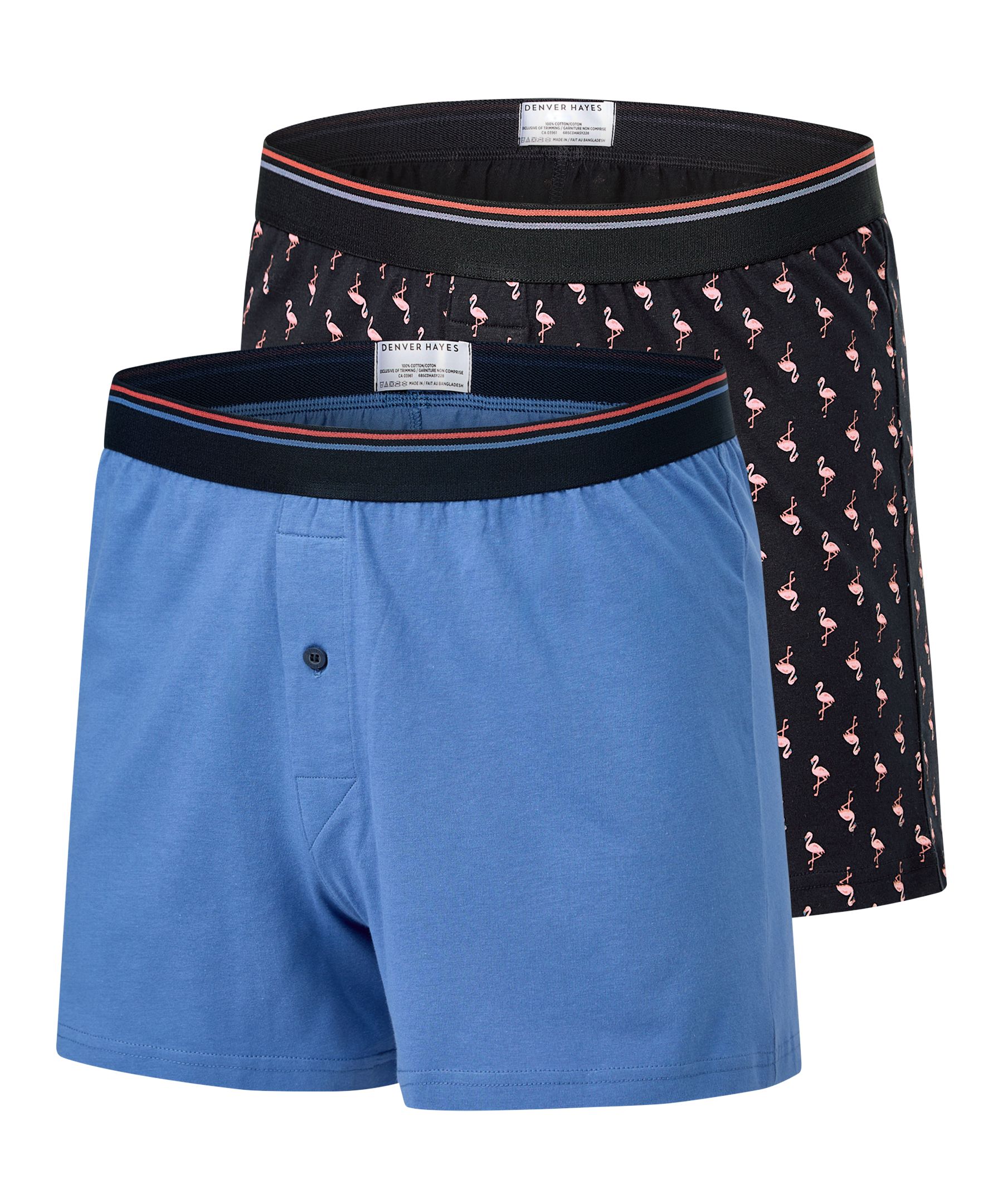 Denver Hayes Men's 2 Pk Status Loose Fit Boxers