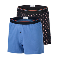 Denver Hayes Men's 2 Pk Status Loose Fit Boxers Front_Angled_Left