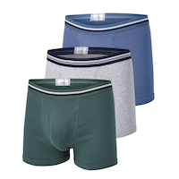 Denver Hayes Men's 3 Pk Boxer Briefs Front_Angled_Left