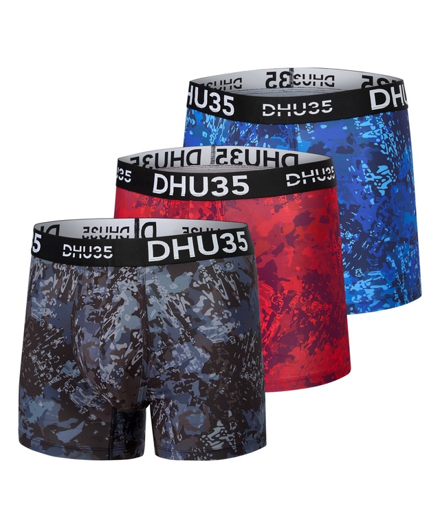 Denver Hayes Men's 3 Pk Fashion Microfibre Boxer Briefs