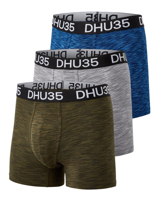 Denver Hayes Men's 3 Pk Fashion Microfibre Boxer Briefs