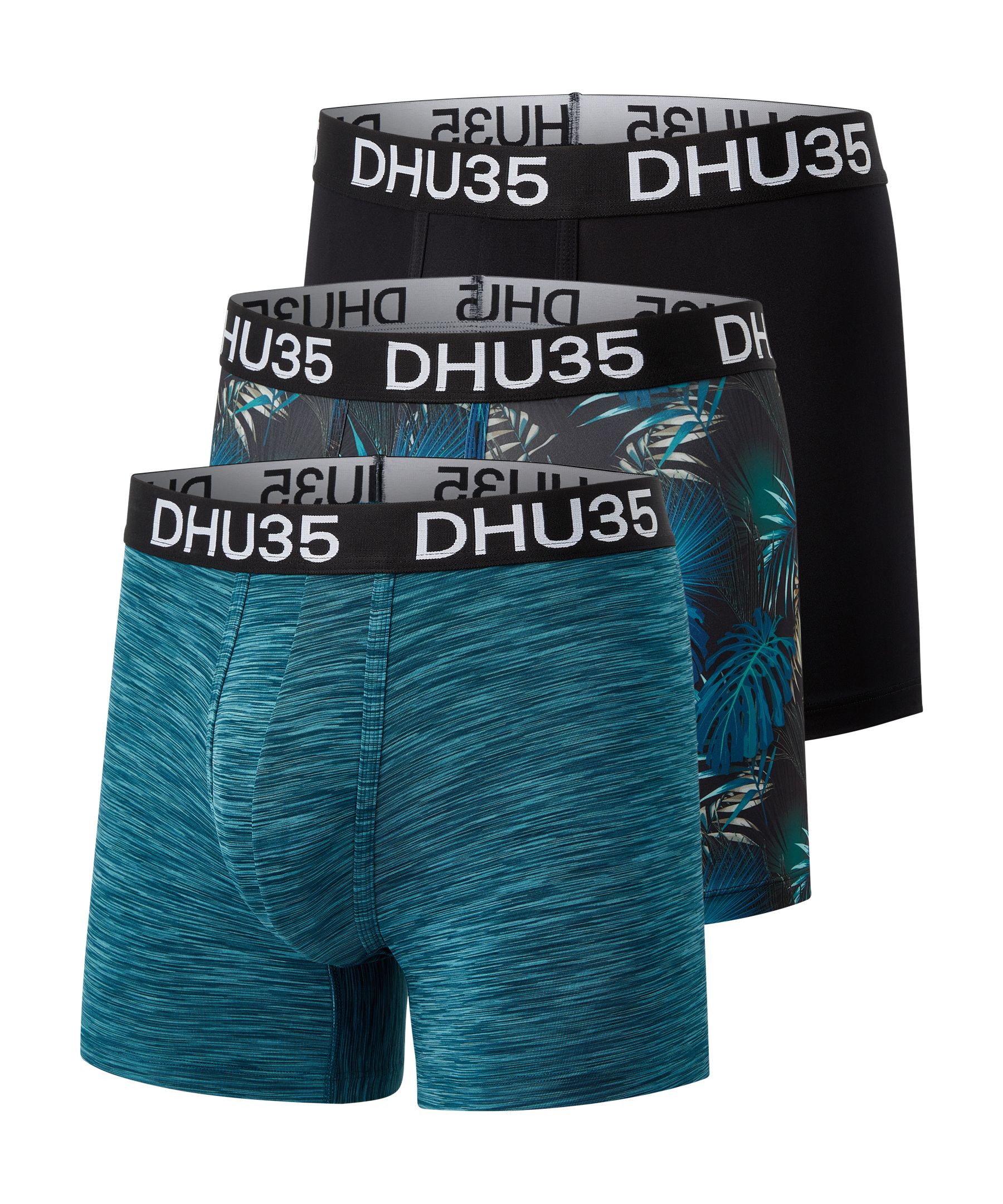 Caleçon boxeur à la mode en microfibre pour hommes, Denver Hayes, paquet de 3