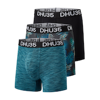 Denver Hayes Men's 3 Pk Fashion Microfibre Boxer Briefs Front_Angled_Left
