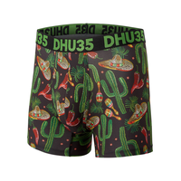 Denver Hayes Men's Printed Microfibre Boxer Briefs Front_Angled_Right