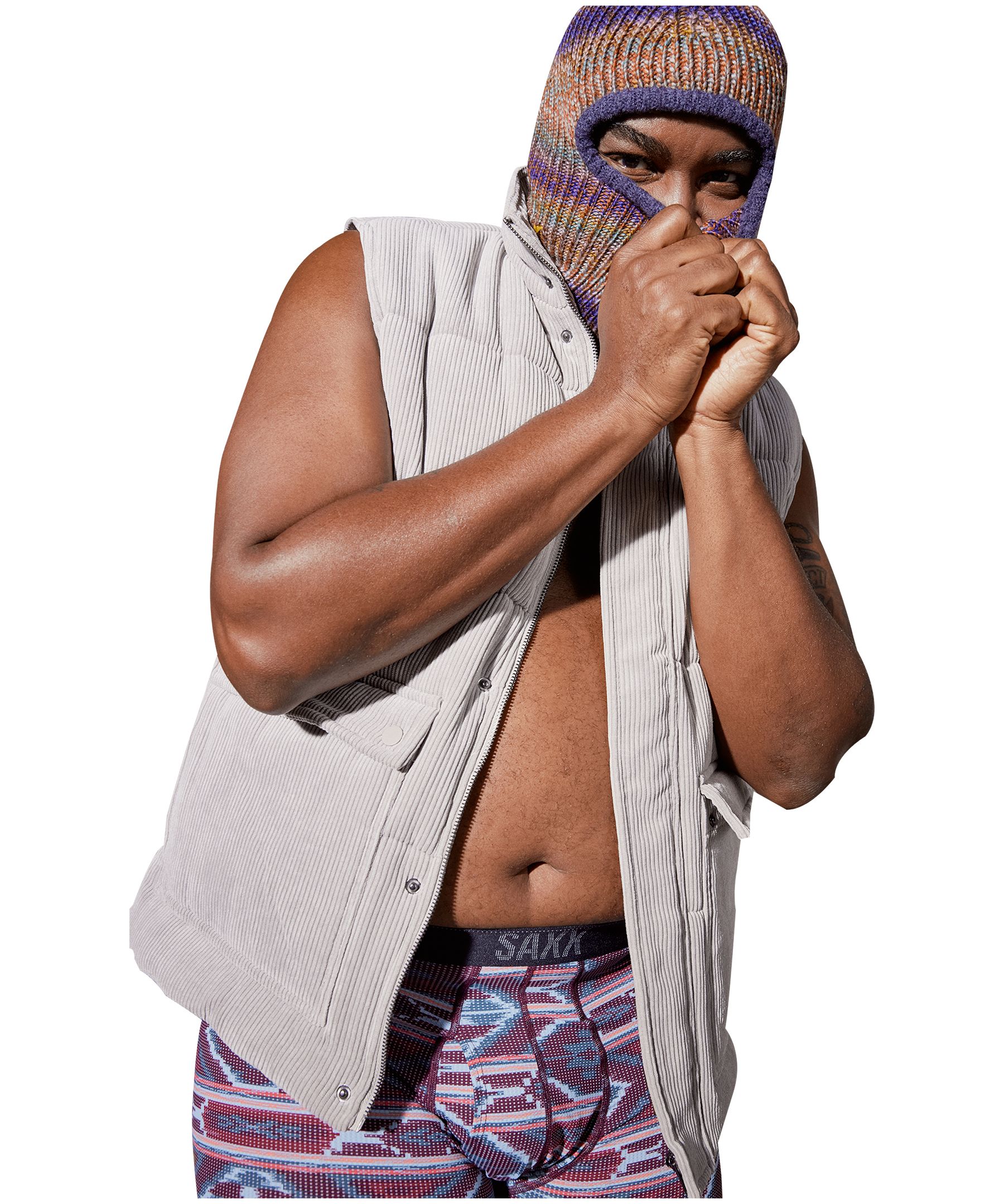 Caleçon boxeur en filet à séchage rapide pour hommes, Quest, SAXX