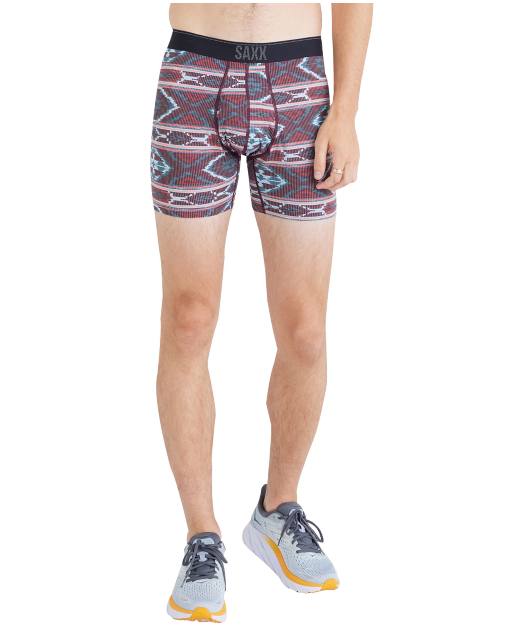 Caleçon boxeur en filet à séchage rapide pour hommes, Quest, SAXX