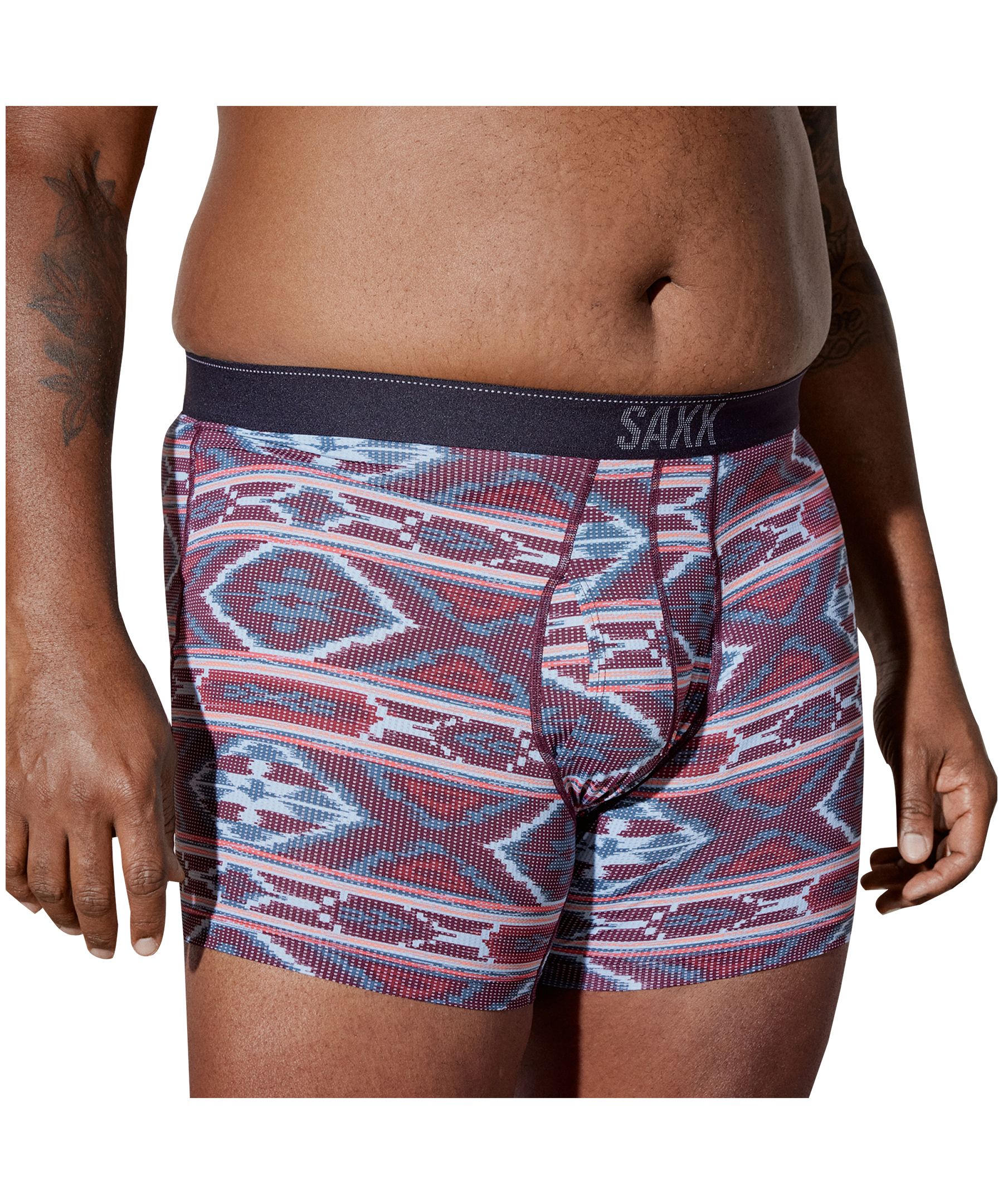 Caleçon boxeur en filet à séchage rapide pour hommes, Quest, SAXX