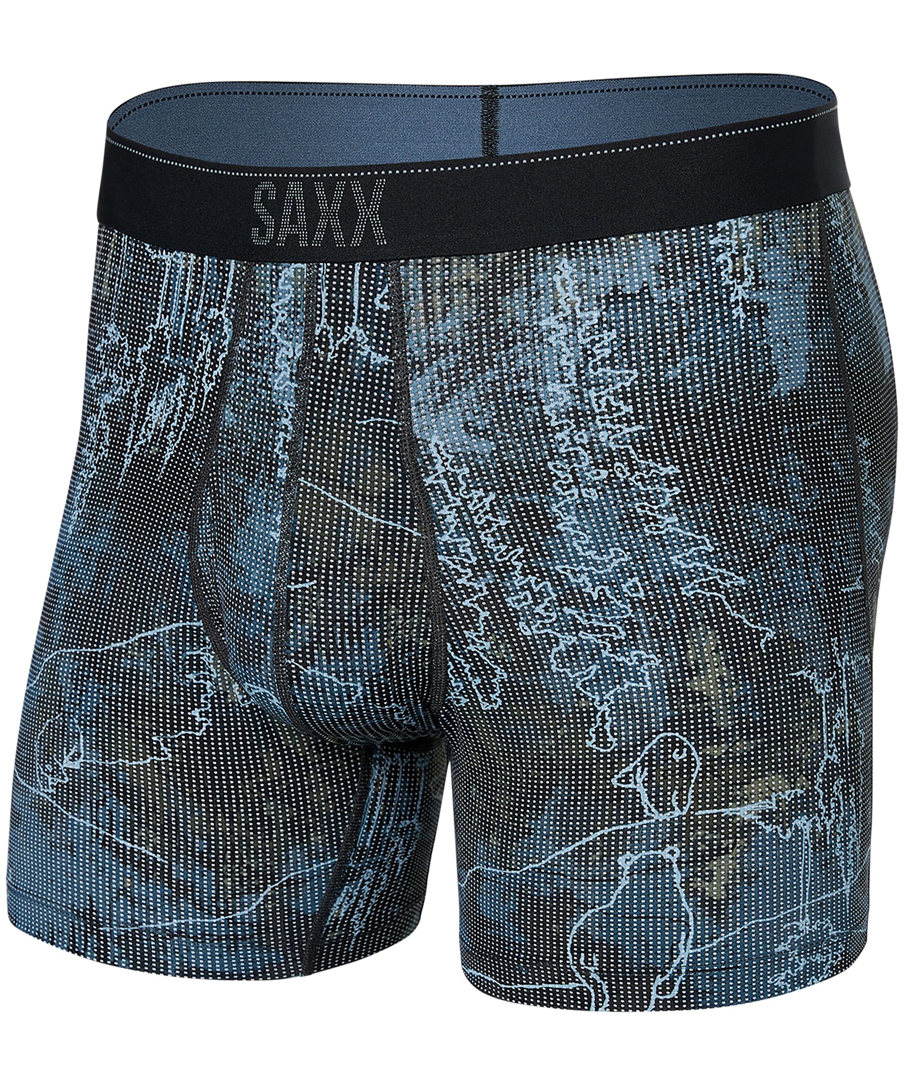 Caleçon boxeur en filet à séchage rapide pour hommes, Quest, SAXX