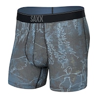 Caleçon boxeur en filet à séchage rapide pour hommes, Quest, SAXX Front_Angled_Left