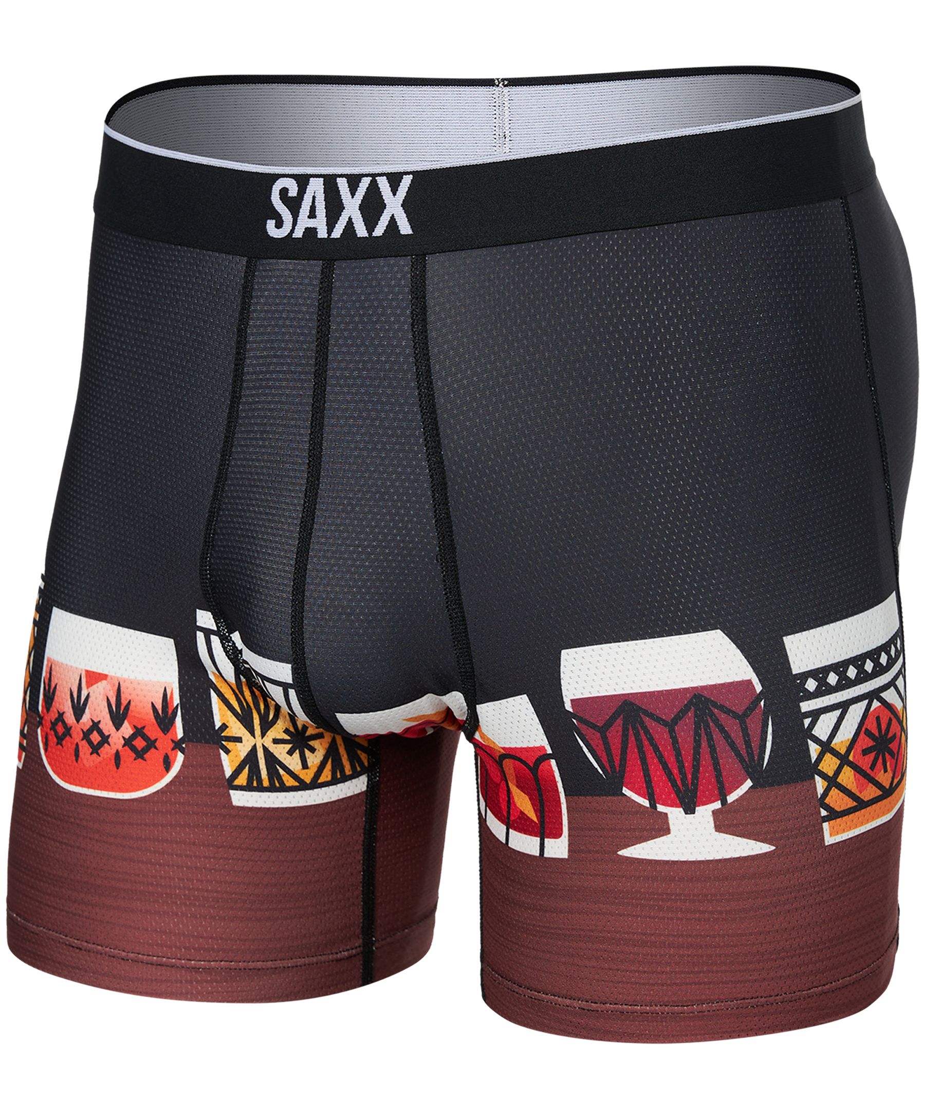Boxer Homme Léger Anti-frottement - Imprimé Aquarelle, 95% Polyester 5% élasthanne, Confort Sport Et Quotidien - 6
