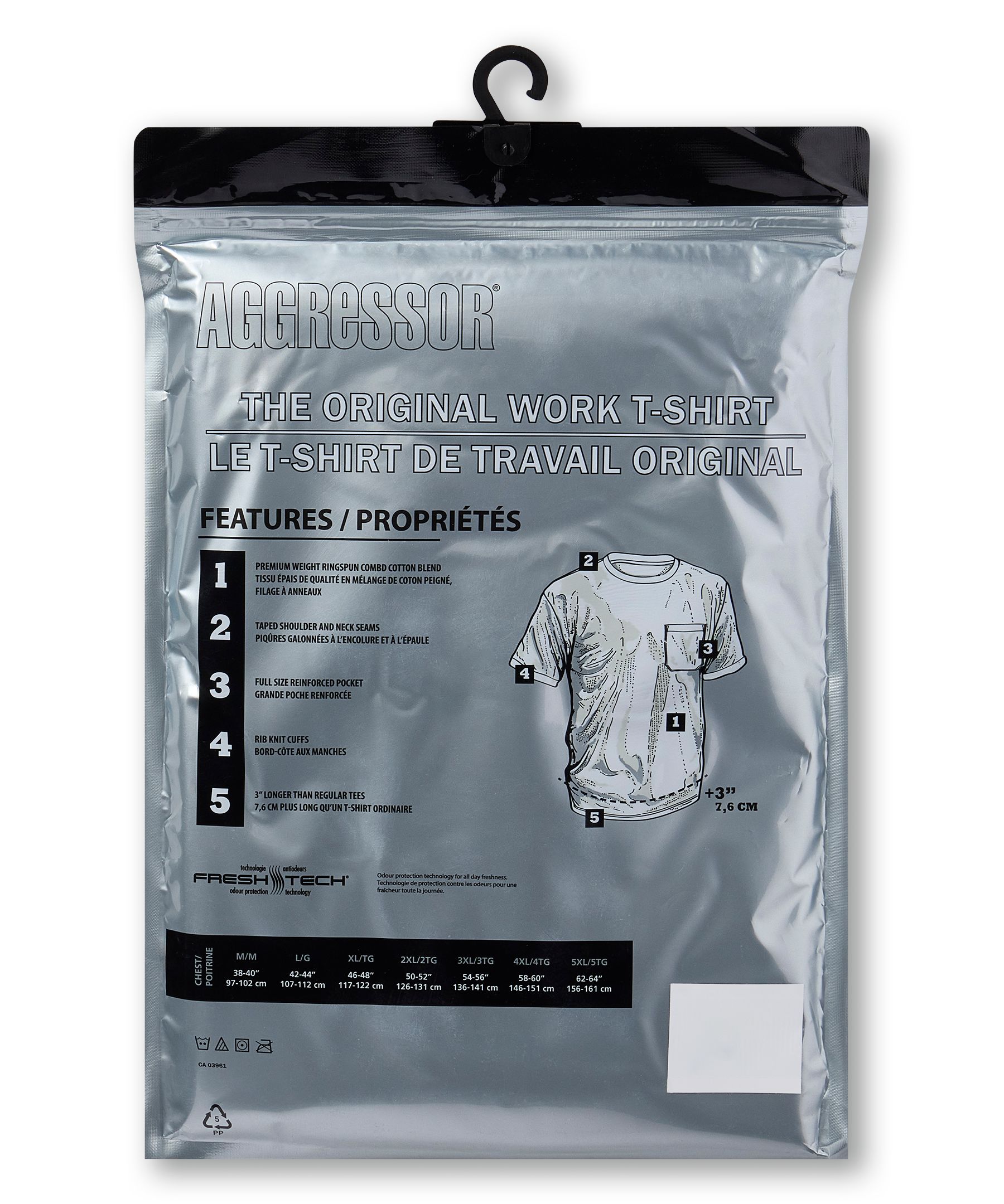 Aggressor Men's FreshTech Work T-Shirt